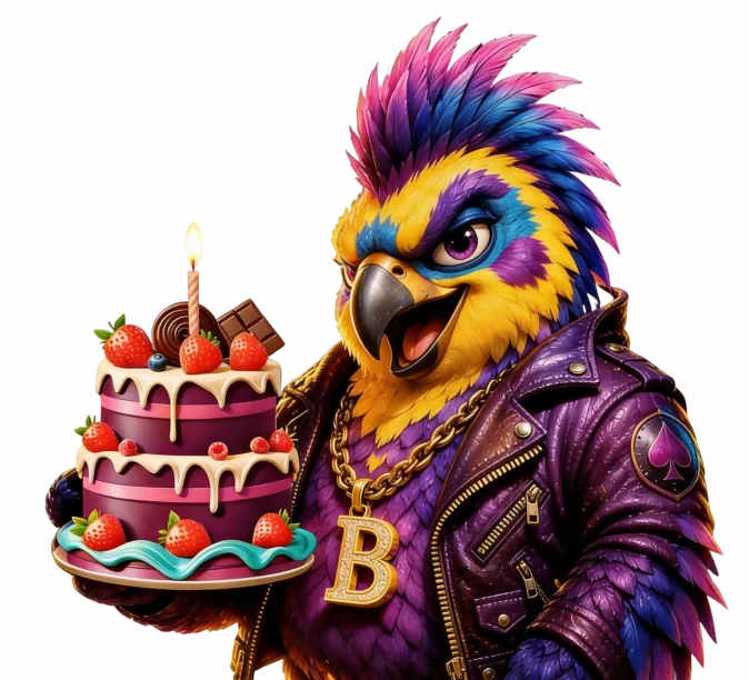 Visuel du bonus d'anniversaire BirdSpin offert aux joueurs actifs